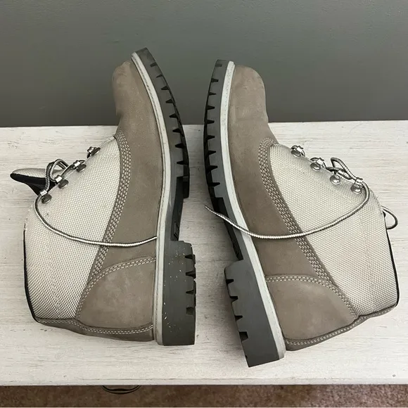 Timberland Campsite Grey Nubuck Waterproof Lug Boots Size 10 with Original Box