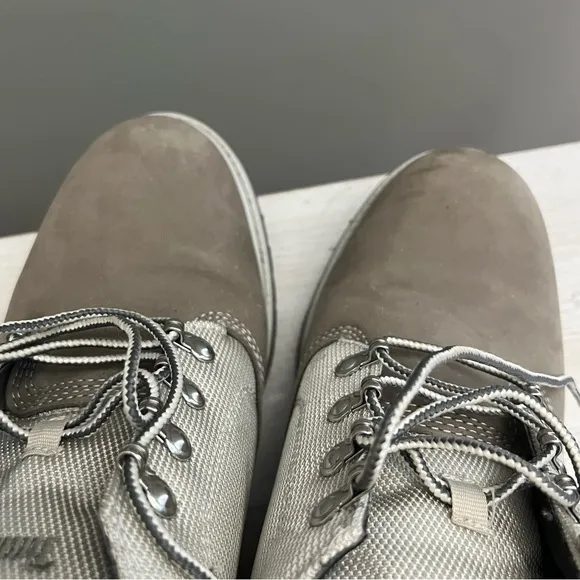 Timberland Campsite Grey Nubuck Waterproof Lug Boots Size 10 with Original Box