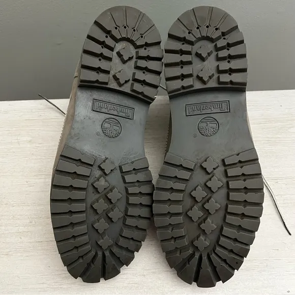 Timberland Campsite Grey Nubuck Waterproof Lug Boots Size 10 with Original Box