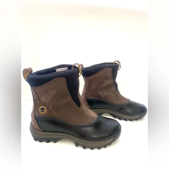 Timberland Men's Brown/Black Canard Wapack Thermolite Pull-On Boots