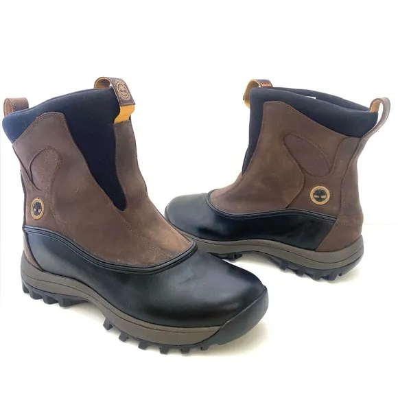 Timberland Men's Brown/Black Canard Wapack Thermolite Pull-On Boots