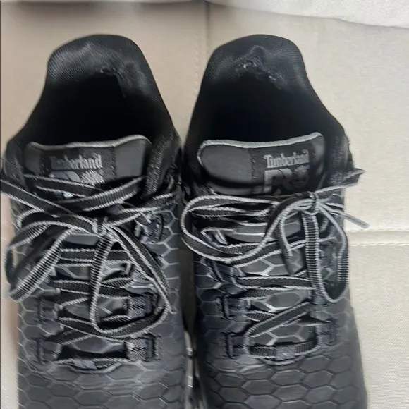 Timberland PRO Black and Gray Safety Shoes Steel Toe Size 8M