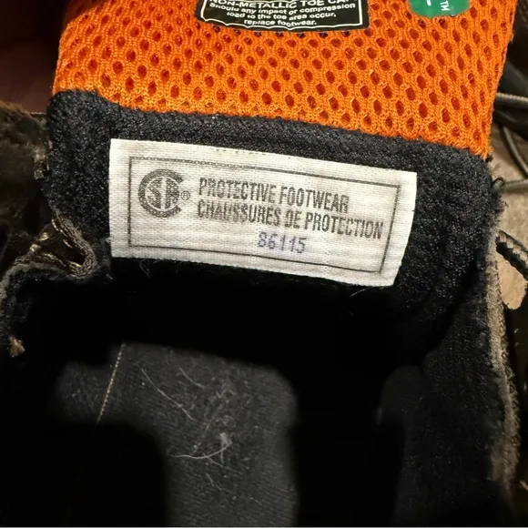 Timberland PRO Bosshog Safety Toe Leather Work Boots Size 12 Waterproof Brown