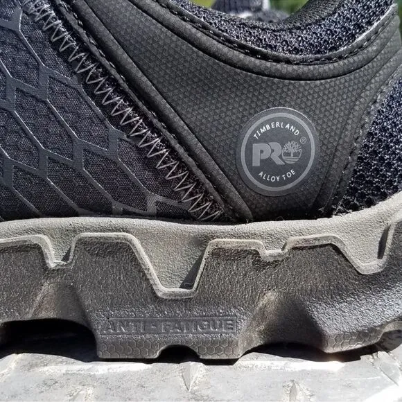 Timberland PRO Powertrain Sport Alloy Toe Work Sneaker - Black 7.5 wide B15