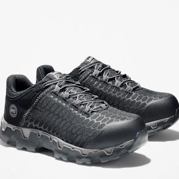 Timberland PRO Powertrain Sport Alloy Toe Work Sneaker - Black 7.5 wide B15