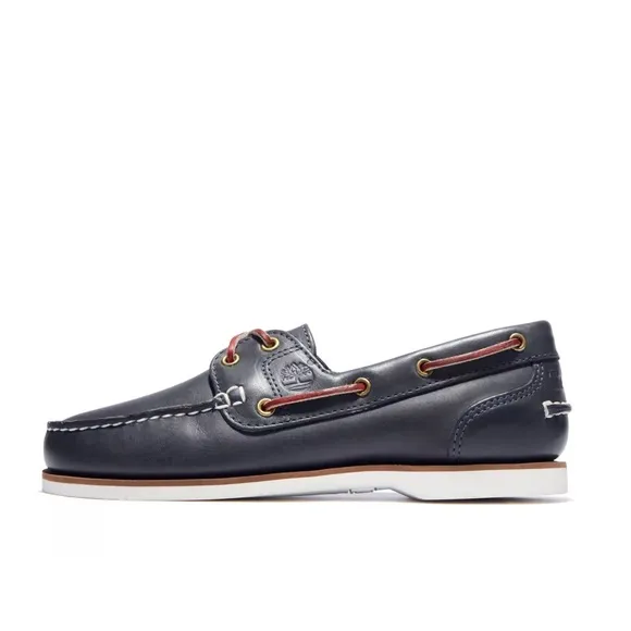 TIMBERLAND WOMEN'S CLASSIC 2-EYE LEATHER BOAT SHOES
