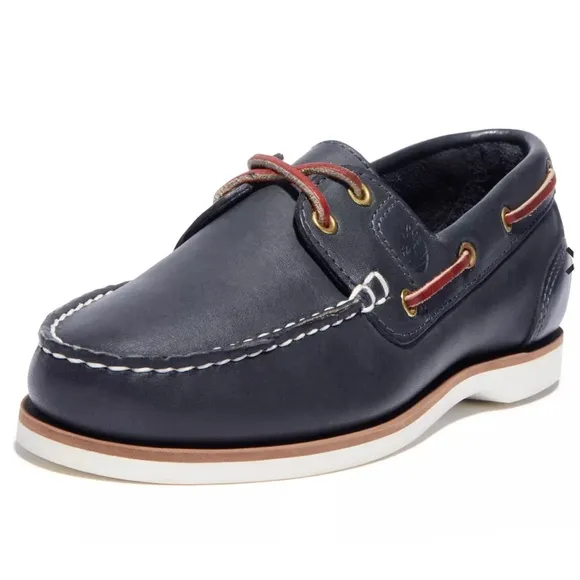 TIMBERLAND WOMEN'S CLASSIC 2-EYE LEATHER BOAT SHOES