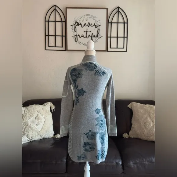 Title Nine Wool Geometric Long Sleeve Dress Size XS Outdoor Classic Casual