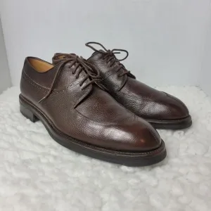 To Boot New York Mens Oxford Brown Shoes Size 8.5 Apron Split Toe Pebble Leather