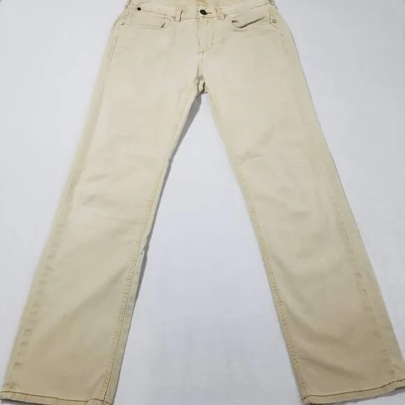 Tommy Bahama Pants Mens 32x32 Authentic Chino Flat Front Cotton Spandex Khaki