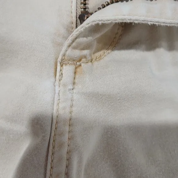 Tommy Bahama Pants Mens 32x32 Authentic Chino Flat Front Cotton Spandex Khaki