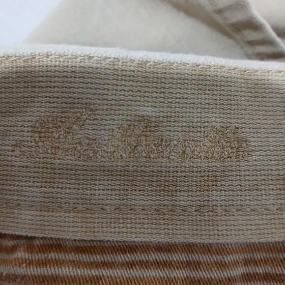 Tommy Bahama Pants Mens 32x32 Authentic Chino Flat Front Cotton Spandex Khaki