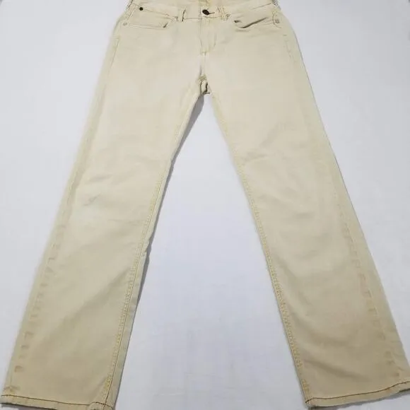 Tommy Bahama Pants Mens 32x32 Authentic Chino Flat Front Cotton Spandex Khaki