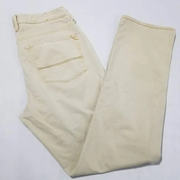 Tommy Bahama Pants Mens 32x32 Authentic Chino Flat Front Cotton Spandex Khaki
