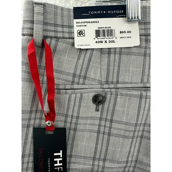Tommy Hilfiger Men's Modern-Fit TH Flex Stretch Comfort Performance Pants 40x30