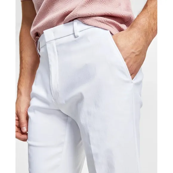 Tommy Hilfiger Men's Modern-Fit TH Flex Stretch Solid Performance Pants …