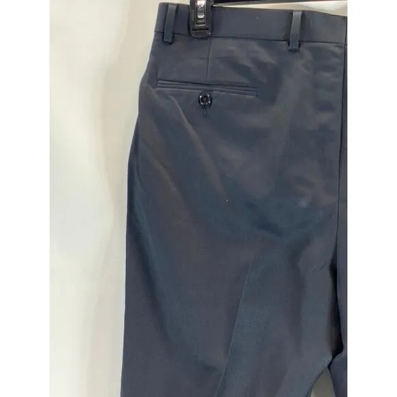 TOMMY HILFIGER Men's Navy Modern-Fit Flat-Front Dress Pants SZ 38X30