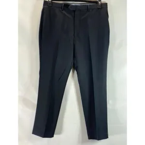 TOMMY HILFIGER Men's Navy Modern-Fit Flat-Front Dress Pants SZ 38X30
