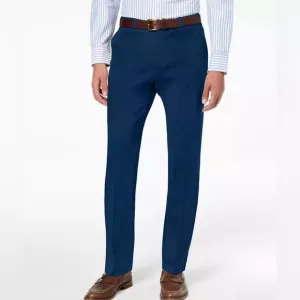 TOMMY HILFIGER Tate Men’s Modern-Fit THFlex Stretch Navy Dress Pants 36Wx32L