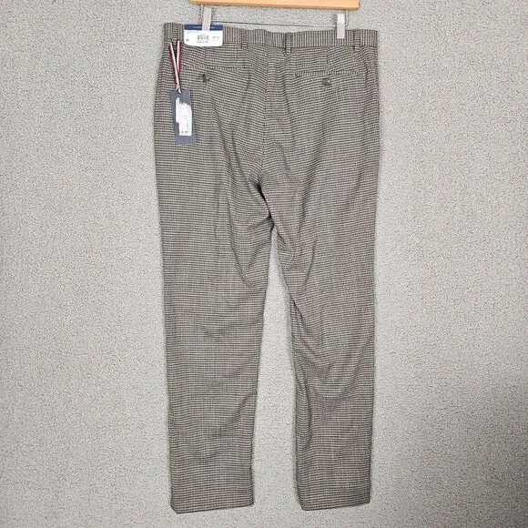 Tommy Hilfiger Tate Modern Fit Stretch Performance Pant 36X32 Check Business NWT