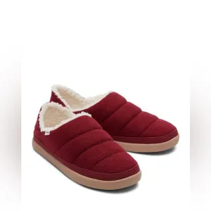 TOMSWomen's Ezra Faux Fur Lined Slip On Quilted Slippers