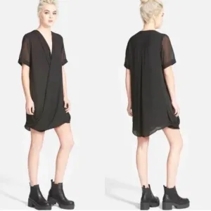 Topshop Black Oversized Dress