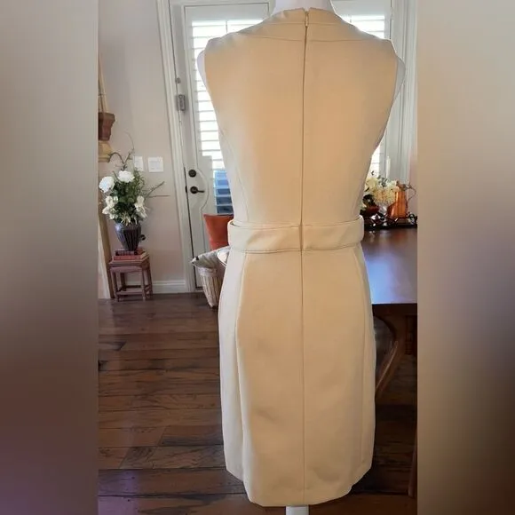 Tory Burch Classic beige sleeveless dress. Size 4