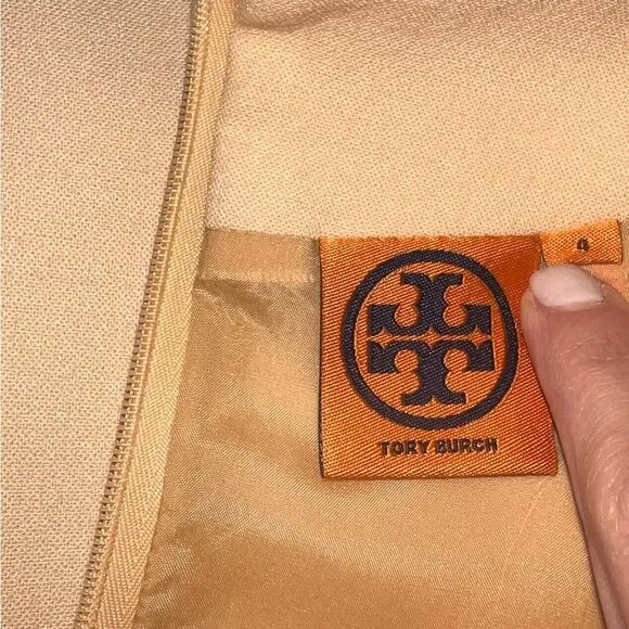 Tory Burch Classic beige sleeveless dress. Size 4
