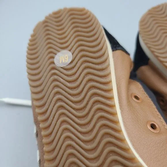 Tory Burch Nylon Suede Runner Logo Sneaker Comfort Shoes Lightweight Sz 6 New