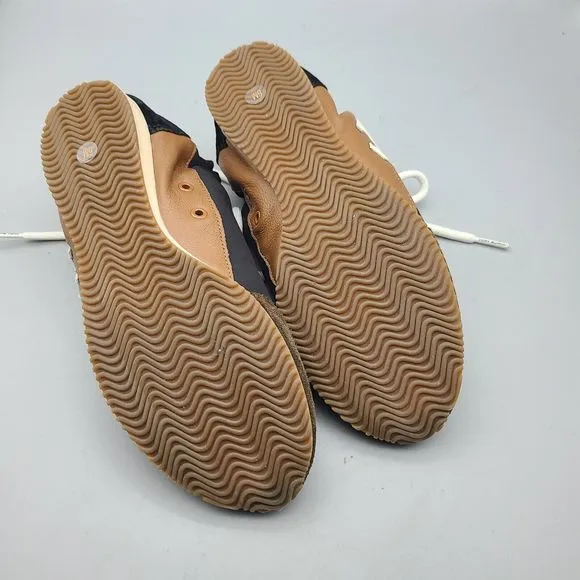 Tory Burch Nylon Suede Runner Logo Sneaker Comfort Shoes Lightweight Sz 6 New