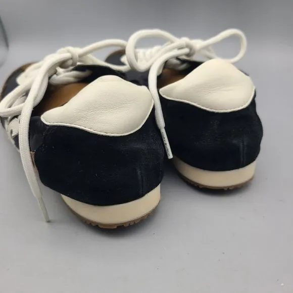Tory Burch Nylon Suede Runner Logo Sneaker Comfort Shoes Lightweight Sz 6 New