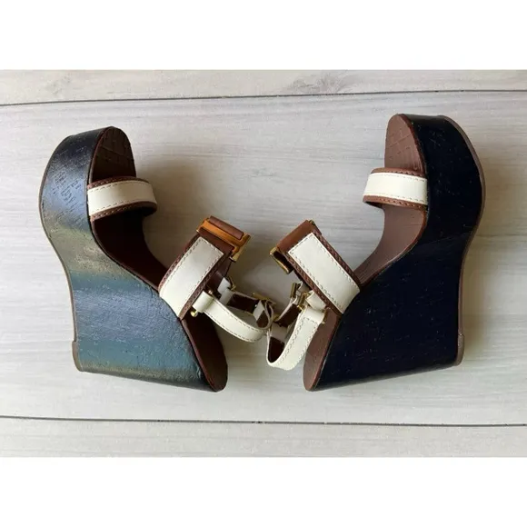 Tory Burch Platform Wedge Sandals