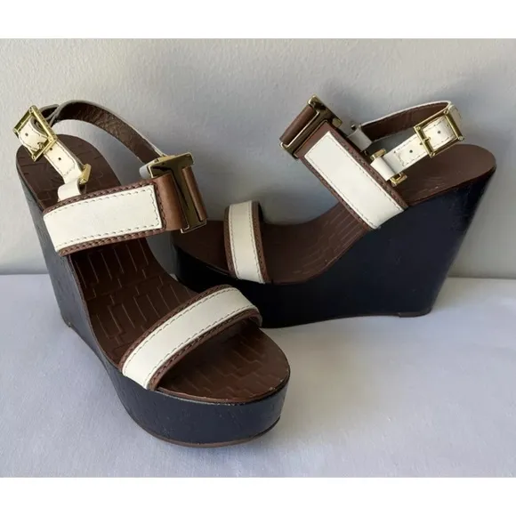 Tory Burch Platform Wedge Sandals