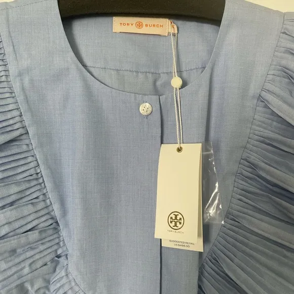 Tory Burch Smocked Cotton Dress