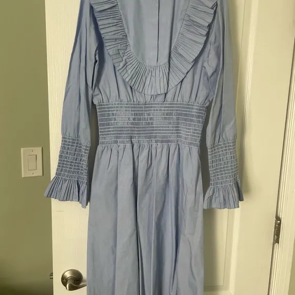 Tory Burch Smocked Cotton Dress