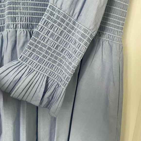 Tory Burch Smocked Cotton Dress