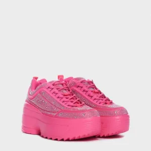 TOUCH OF CLASS RHINESTONE  Platform Sneakers ( BRAND NEW !!!)