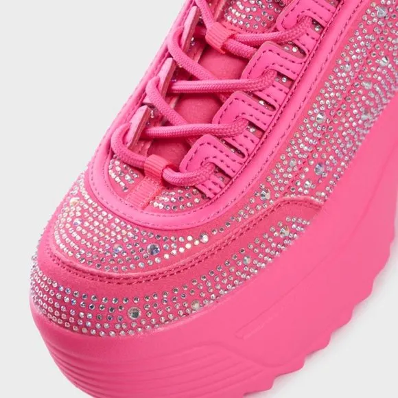 TOUCH OF CLASS RHINESTONE  Platform Sneakers ( BRAND NEW !!!)