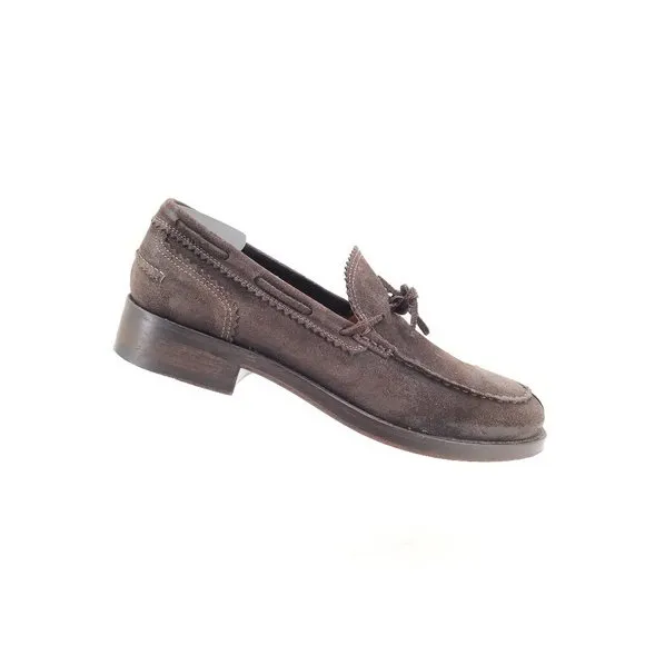 TREMP ITALY Men's Split Toe Oxford Shoes Brown Leather  Size 10 M