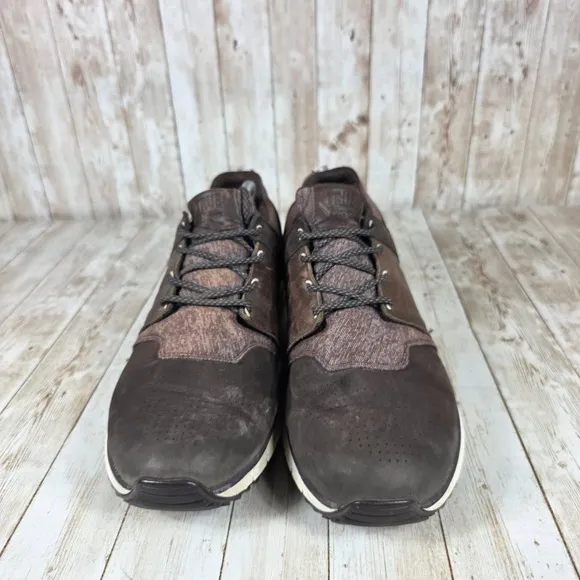 True‎ Linkswear Major wateproof Golf Shoe Leather Comfort Brown Lace Up 10.5