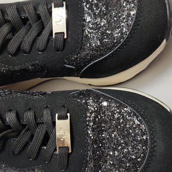 True Religion Esther Black White Sequins sneakers (W size 7.5)