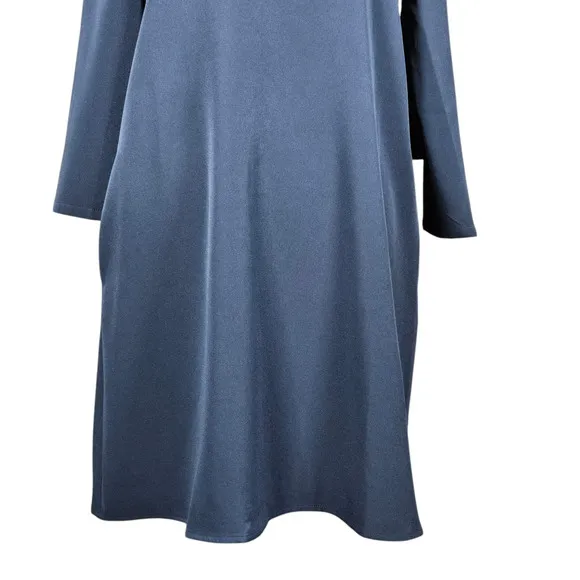 Tuckernuck Daphne Dress Womens XXSmall NEW Navy Ruffle Stand Collar Mini Modern