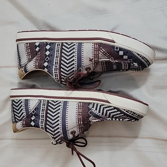 Twisted X Unisex Kids' Youth Hooey Loper Shoes size 5 Slip On Super Cute Western