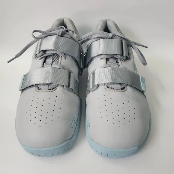 TYR Men's L-1 Lifter Squat University Size 10.5 Sneaker Shoes Grey/Mint