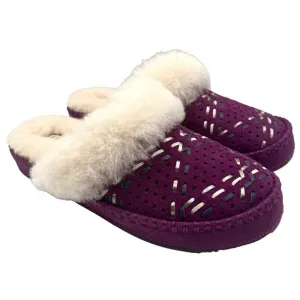 UGG Aira Tehuano Purple Passion Slippers  NWOT No Box Size 7