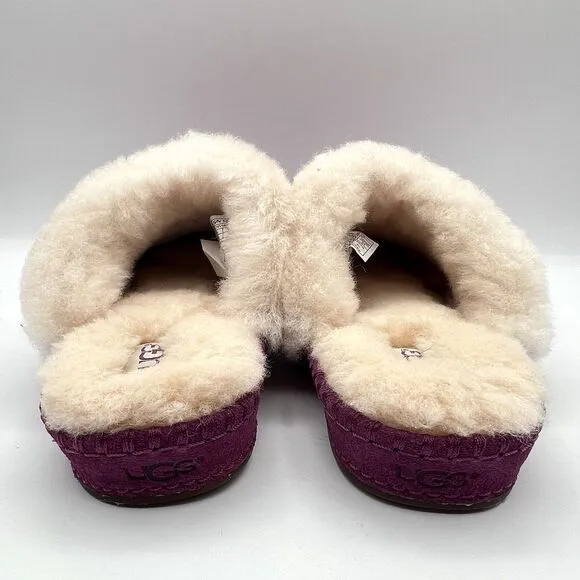 UGG Aira Tehuano Purple Passion Slippers  NWOT No Box Size 7