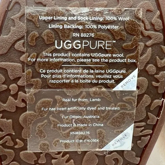 UGG Aira Tehuano Purple Passion Slippers  NWOT No Box Size 7