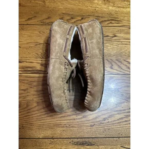 UGG Australia Alena Women's Suede Slippers - Chestnut, Size 8