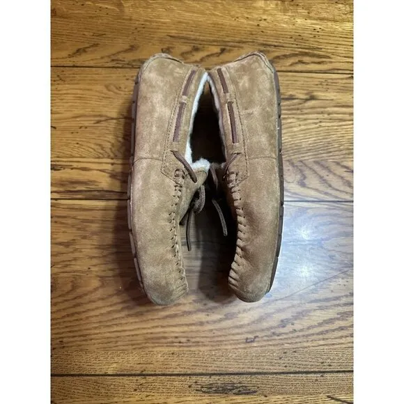 UGG Australia Alena Women's Suede Slippers - Chestnut, Size 8