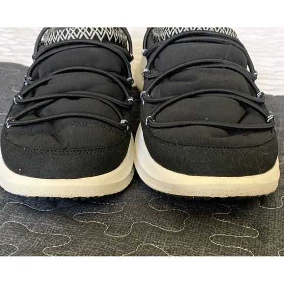 UGG CA78 TASMAN BLACK WHITE TEXTILE STRAPS SNEAKERS MEN'S SHOES SIZE US 10